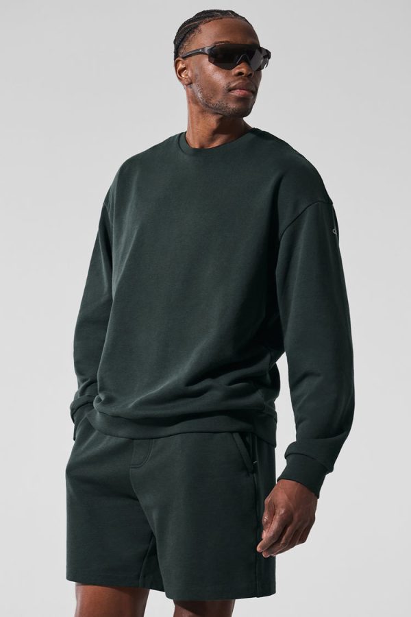 mens pullover crew