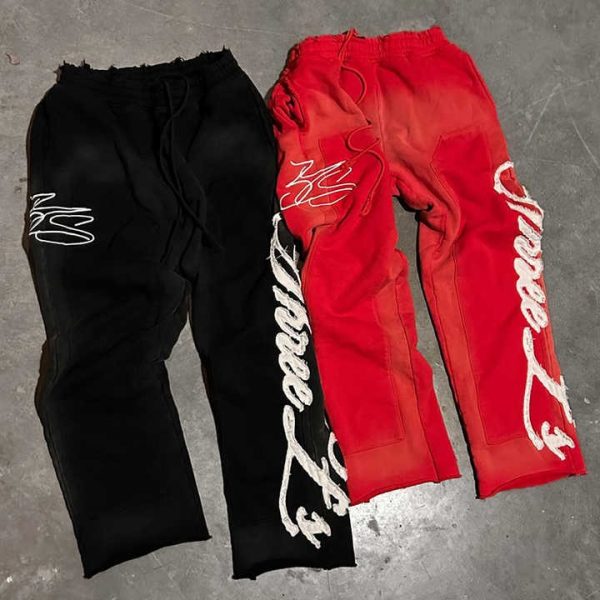 Embroidery-Sweatpants-Logo-Hoodie-Sweatsuit - Image 5