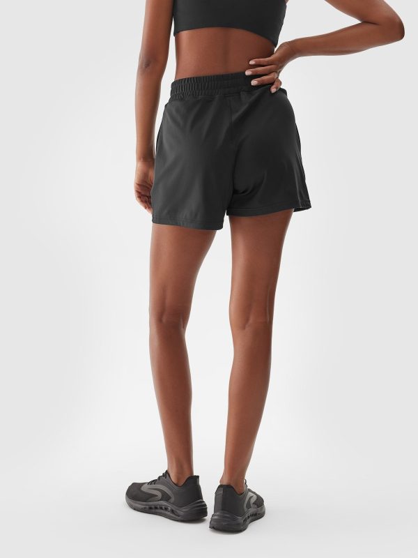 Women_s-Quick-Dry-Training-Shorts-Black - Image 5