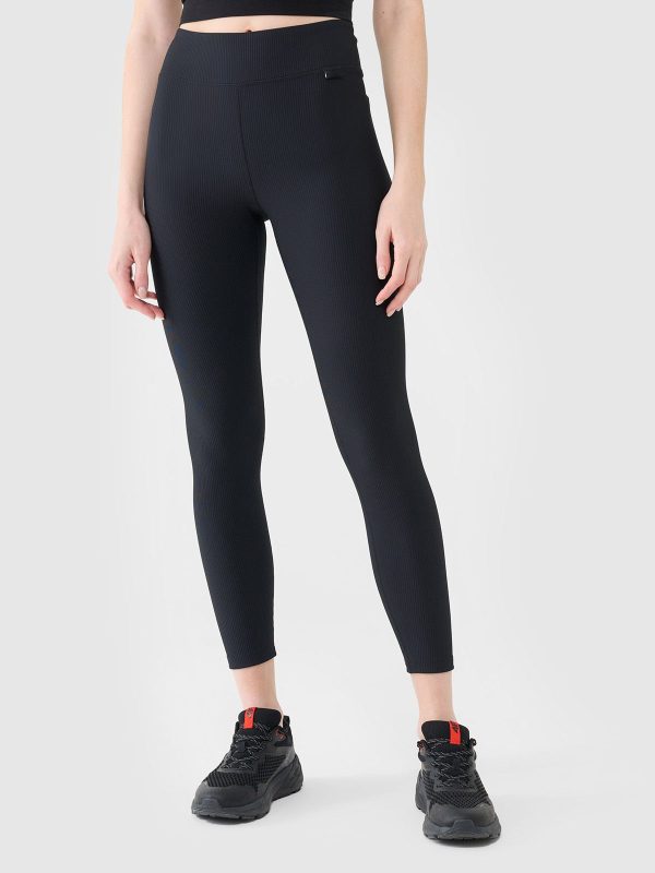 Women_s-knitted-training-leggings-black - Image 3