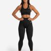women-marble-seamless-sports-bra-black - Image 7